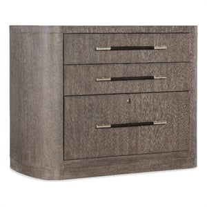 modern mood lateral file in brown wood by hooker furniture