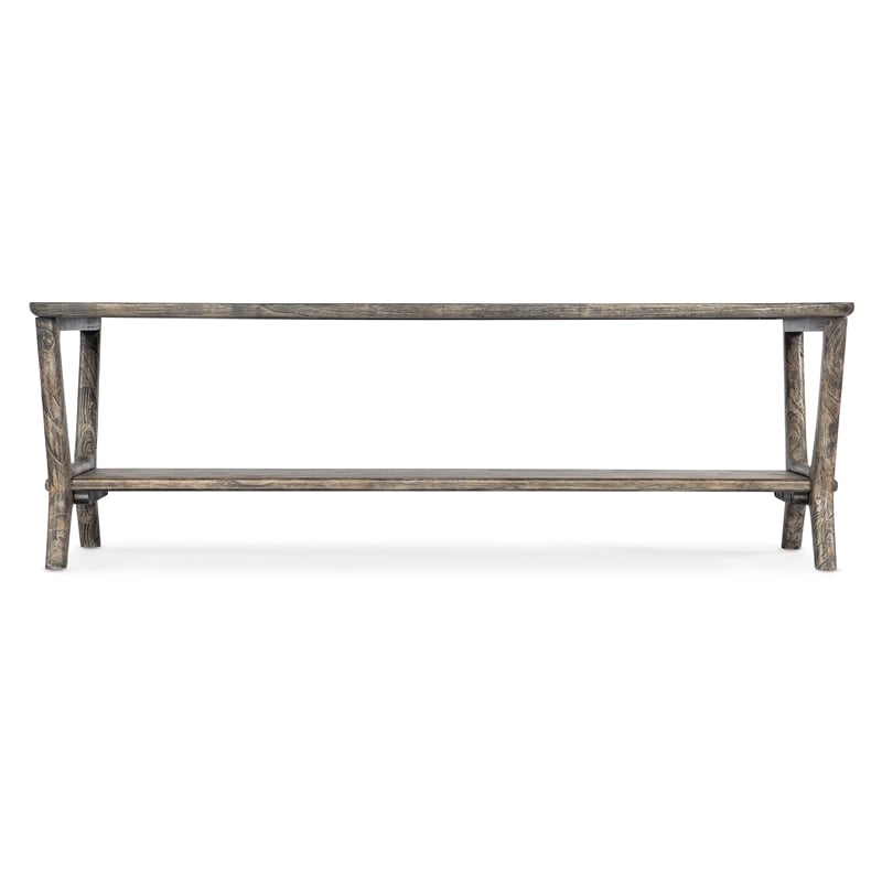 Commerce & Market Brandon Cocktail Table in Brown Wood by Hooker Furniture