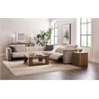 Savion Grandier 5-PC Sectional with PWR Recline & PWR Headrest in Beige Leather
