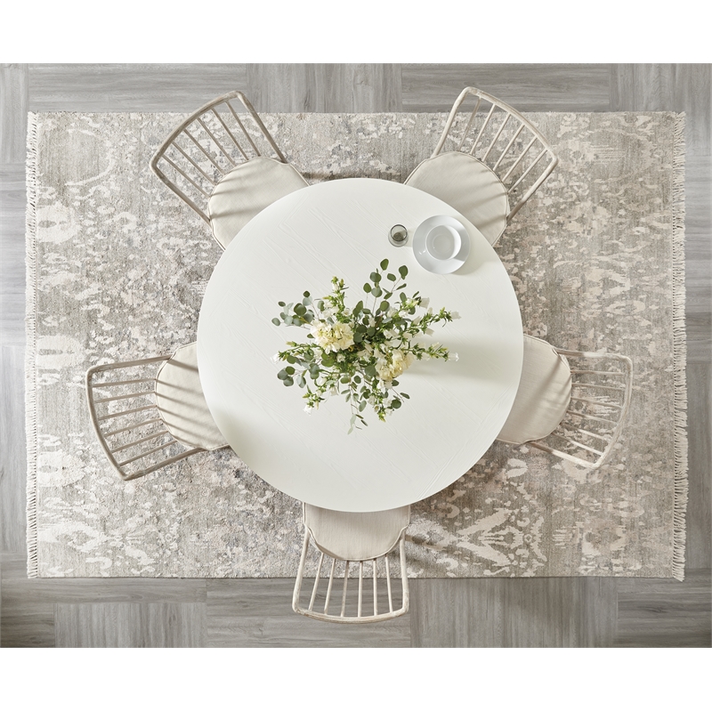 Serenity Bimini Spindle Arm Chair- in White Wood by Hooker Furniture