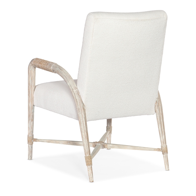 Serenity Arm Chair in White Wood by Hooker Furniture