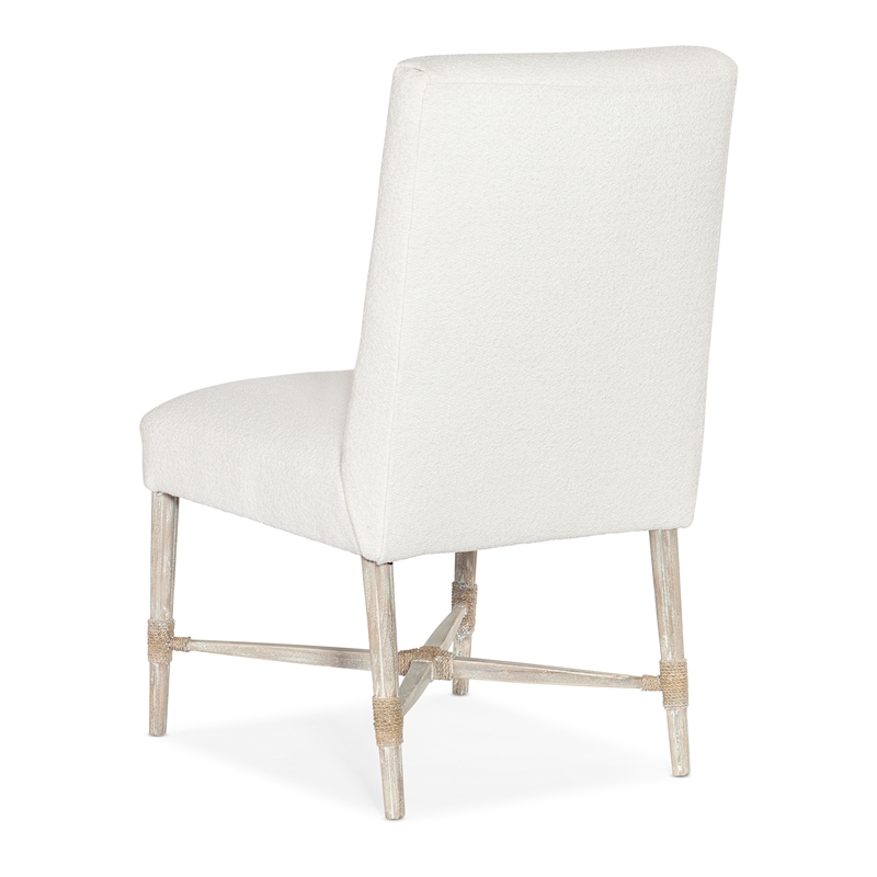 Serenity Side Chair in White Wood by Hooker Furniture