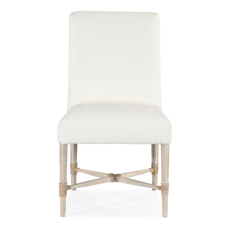 Serenity Side Chair in White Wood by Hooker Furniture