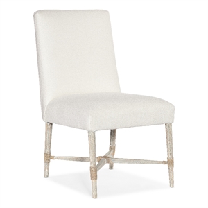 Serenity Side Chair in White Wood by Hooker Furniture