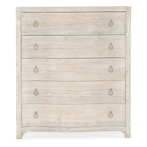 Hooker Furniture Serenity Monterey 5-Drawer Chest in Whitewashed Surf