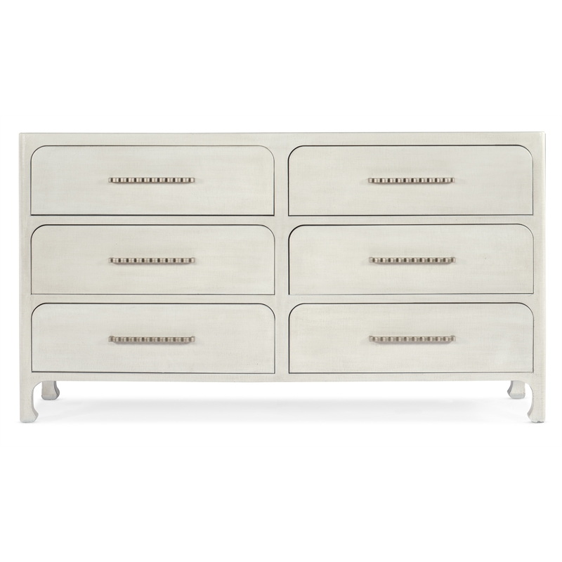Hooker Furniture Serenity 6-Drawers Bedroom Dresser in Sand Dollar