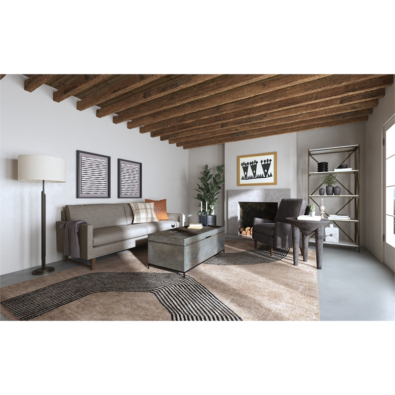 Commerce & Market Pyramid Side Table in Brown Wood by Hooker Furniture