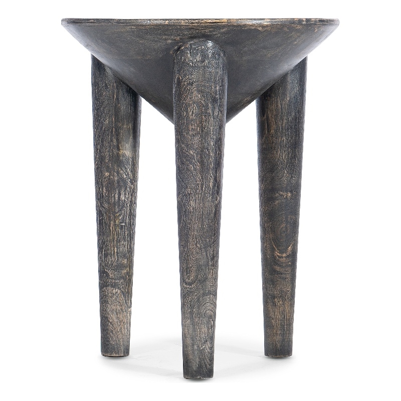 Commerce & Market Pyramid Side Table in Brown Wood by Hooker Furniture