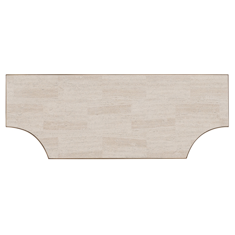 Commerce & Market Stone Console Table in Gold by Hooker Furniture
