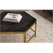 Commerce & Market Octavius Metal Cocktail Table in Gold by Hooker Furniture