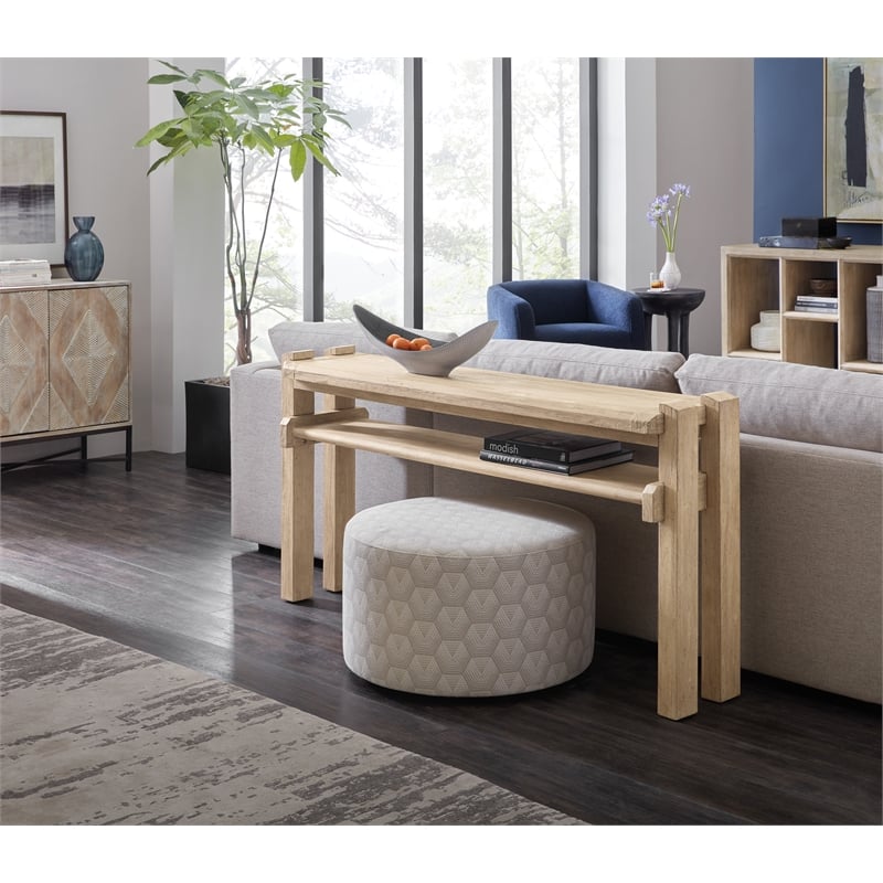 Commerce & Market Console in Brown Wood by Hooker Furniture