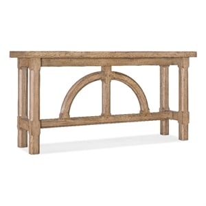 commerce & market console in brown wood by hooker furniture