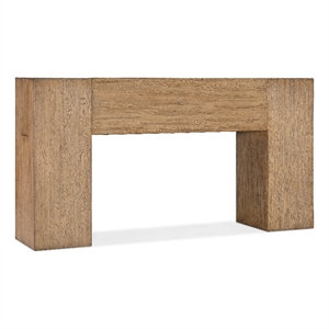 commerce & market console in brown wood by hooker furniture