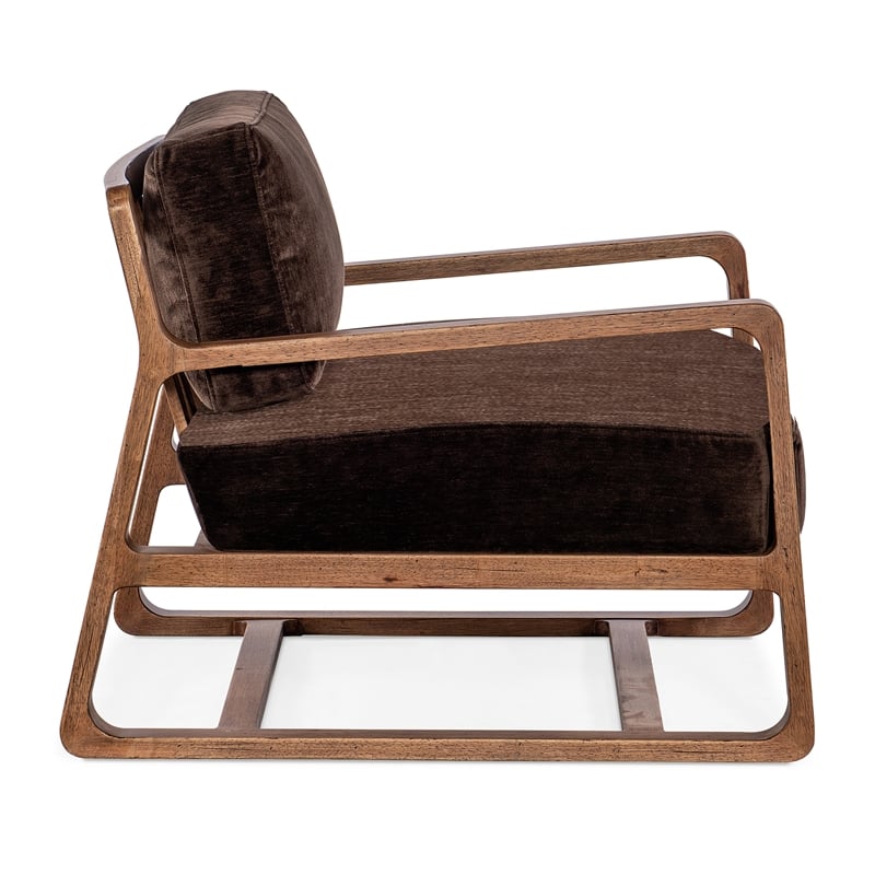 Moraine Fabric Accent Chair in Brown by Hooker Furniture