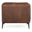 Nicolla Leather Stationary Chair in Brown Leather by Hooker Furniture