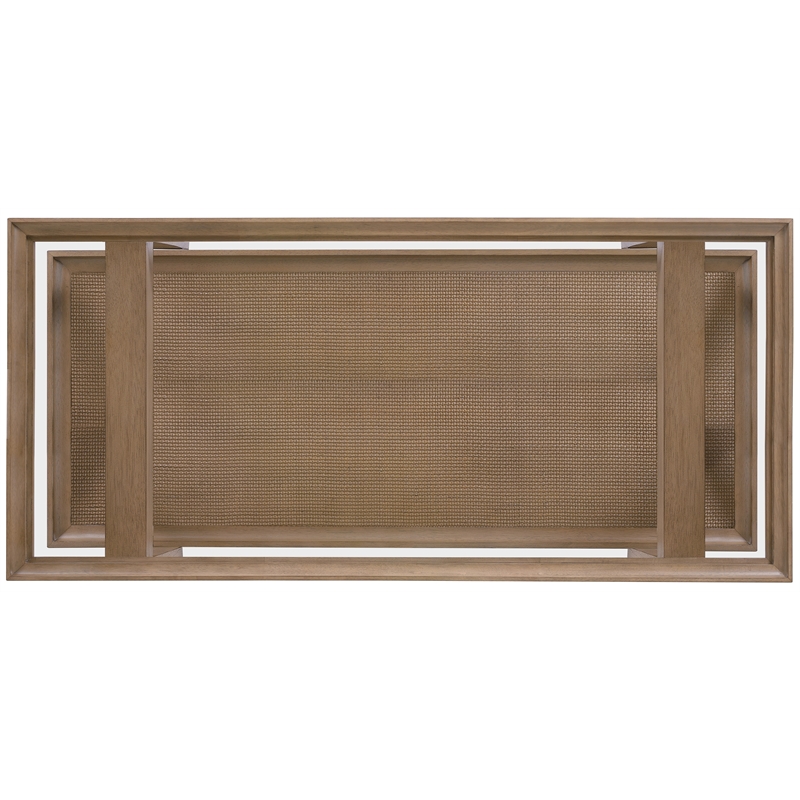 Sonnet Rectangle Cocktail Table in Medium Brown Wood by Hooker Furnishings