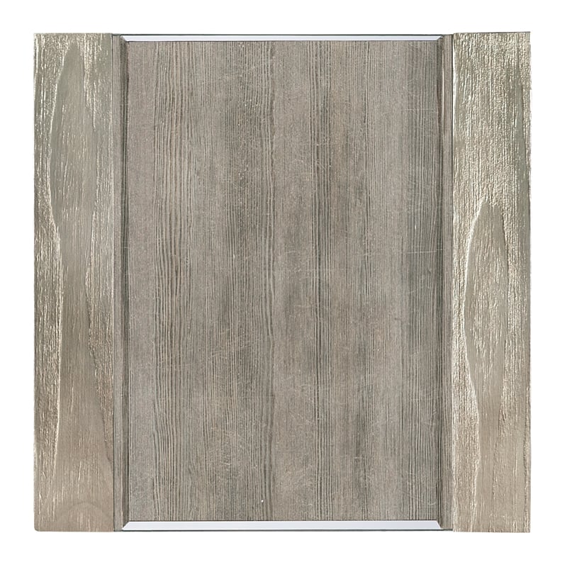 Melange Saber End Table in Silver Wood by Hooker Furnishings