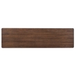 Melange Contours Credenza in Dark Brown Wood by Hooker Furnishings