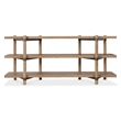 Vineyard Row Console in Light Natural Wood by Hooker Furnishings