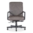 Shadow Executive Swivel Tilt Chair in Brown Leather by Hooker Furnishings