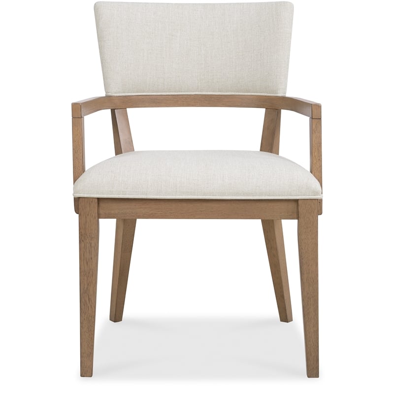 Sonnet Upholstered Dining Chair in Beige Wood by Hooker Furnishings