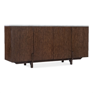 Diplomat Diplomat Credenza in Dark Brown Wood by Hooker Furnishings