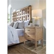 Vineyard Row Two Drawer Nightstand in Light Natural Wood by Hooker Furnishings