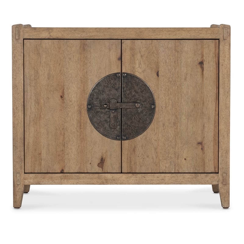 Vineyard Row Two-Door Nightstand in Light Natural Wood by Hooker Furnishings