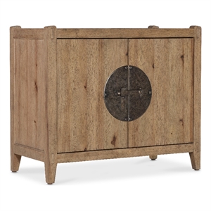 Vineyard Row Two-Door Nightstand in Light Natural Wood by Hooker Furnishings