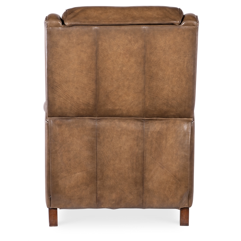 Carrington Power Recliner w/ Pwr Headrest in Brown Leather by Hooker Furnishings
