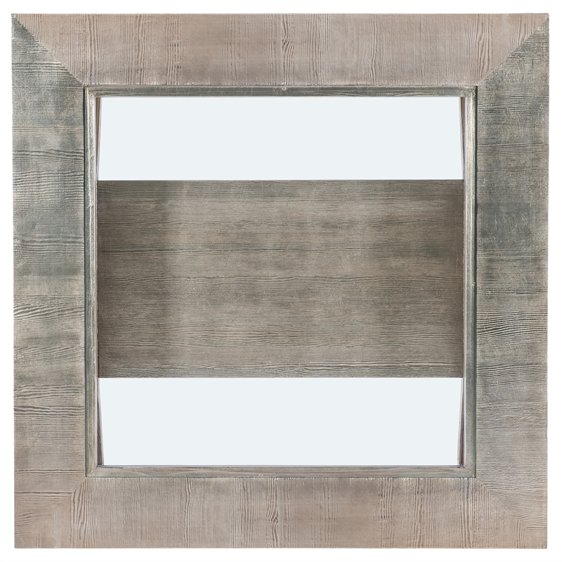 Melange Saber Cocktail Table in Silver Wood by Hooker Furnishings