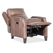 Nelson Power Recliner w/Power Headrest in Brown Leather by Hooker Furnishings