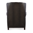 Palmer Press Back Recliner in Gray Leather by Hooker Furnishings