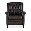 Palmer Press Back Recliner in Gray Leather by Hooker Furnishings