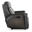 Hamilton Power Loveseat w/ Power Headrest in Gray Leather by Hooker Furnishings