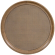 Sonnet Round Side Table in Medium Brown Wood by Hooker Furnishings