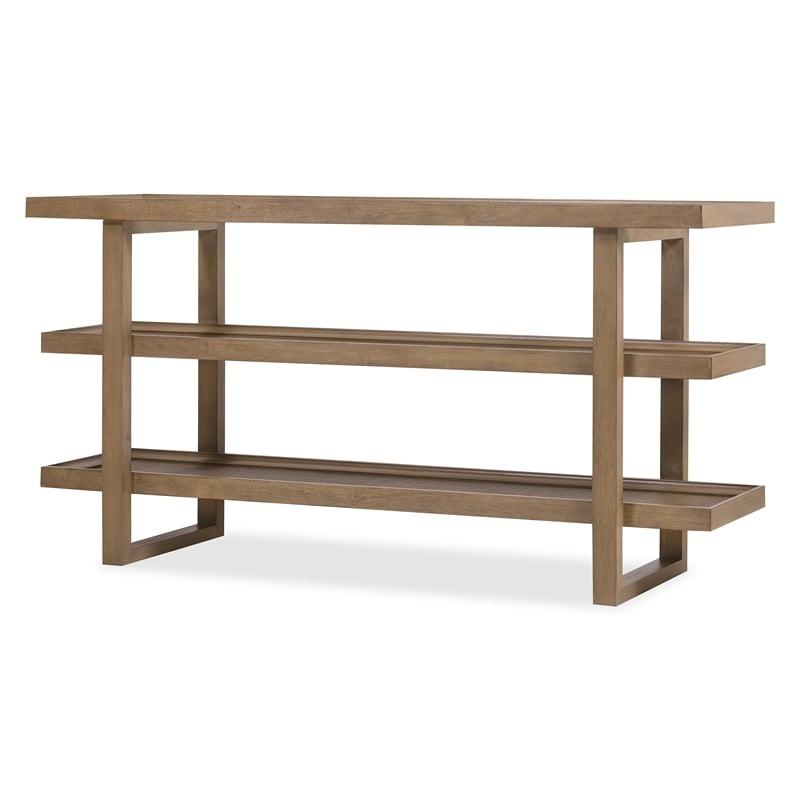 Sonnet Console Table in Medium Brown Wood by Hooker Furnishings
