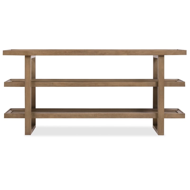 Sonnet Console Table in Medium Brown Wood by Hooker Furnishings