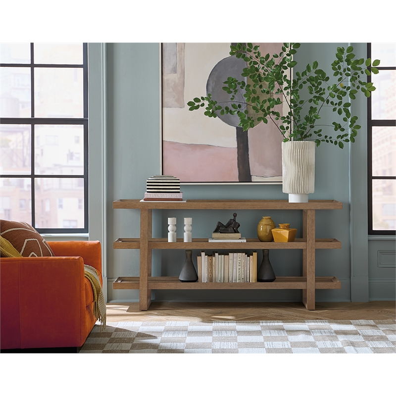 Sonnet Console Table in Medium Brown Wood by Hooker Furnishings