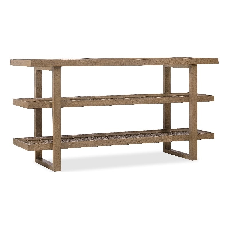 Sonnet Console Table in Medium Brown Wood by Hooker Furnishings