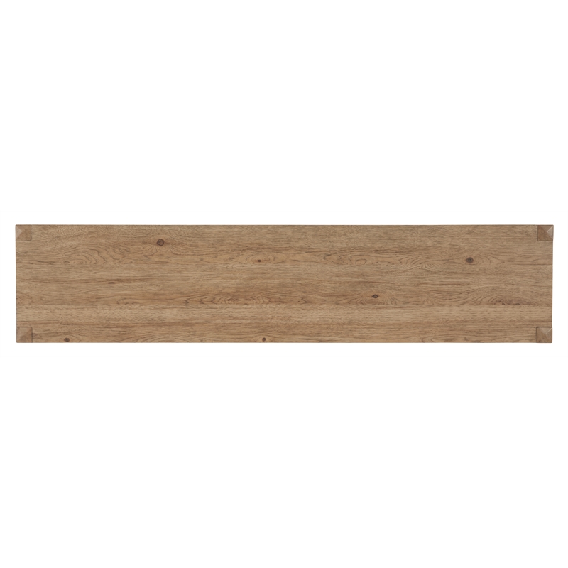 Vineyard Row Small Console in Light Natural Wood by Hooker Furnishings