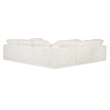 Barefoot 5-Seat Sectional in White Fabric by Hooker Furnishings