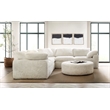 Barefoot 5-Seat Sectional in White Fabric by Hooker Furnishings