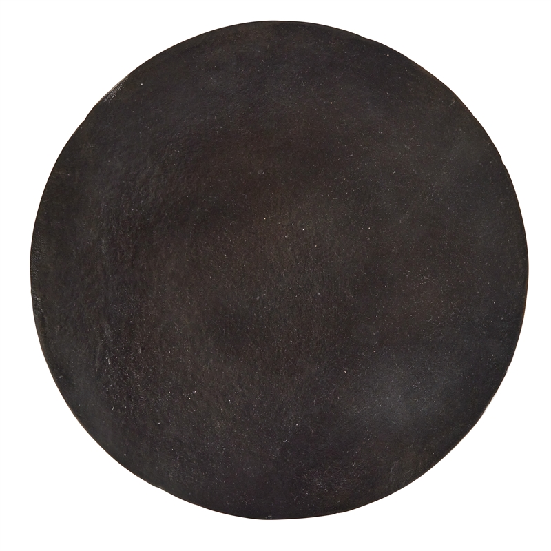 Dark Gray Cast Aluminum Serving Platter by Bobo Intriguing Objects