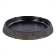 Dark Gray Cast Aluminum Round Platter by Bobo Intriguing Objects