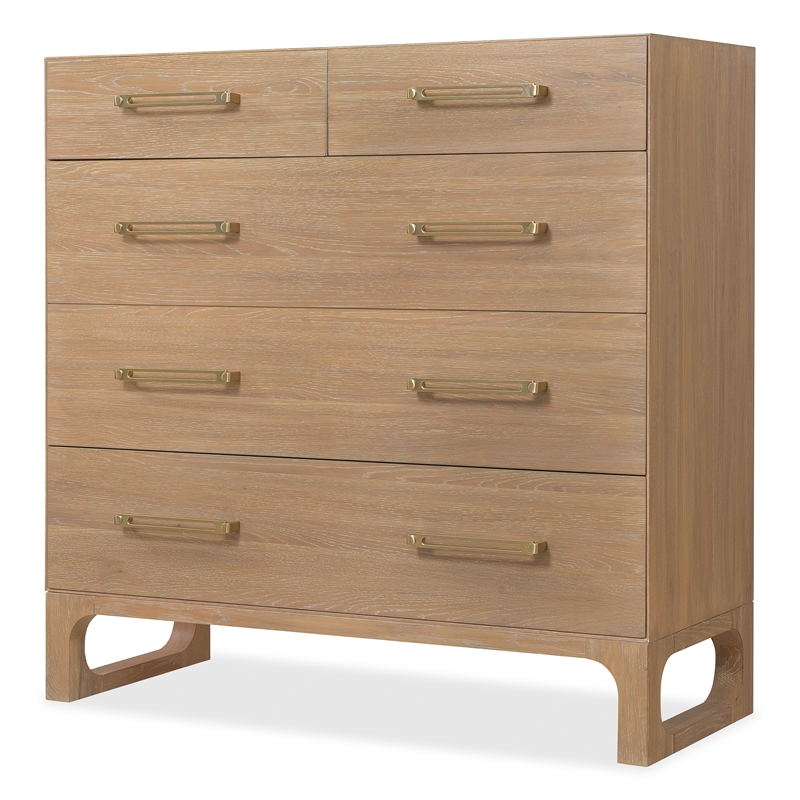 Banyon Bay Five Drawer Dresser in Natural Wood by Hooker Furnishings