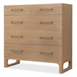Banyon Bay Five Drawer Dresser in Natural Wood by Hooker Furnishings