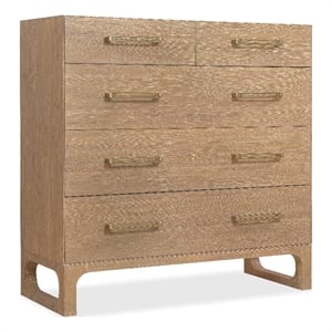 banyon bay five drawer dresser in natural wood by hooker furnishings