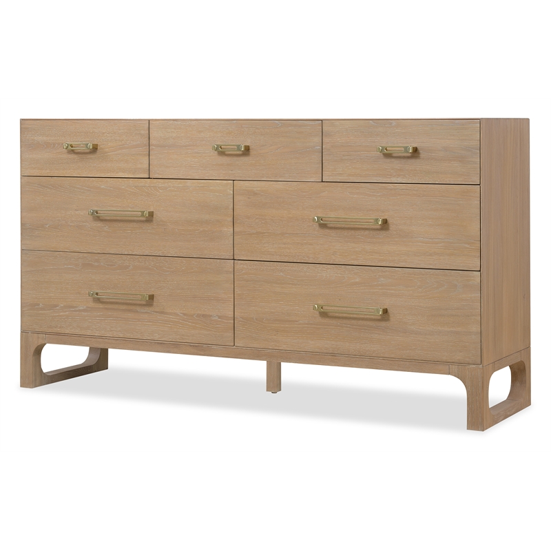 Banyon Bay Seven Drawer Dresser in Natural Wood by Hooker Furnishings