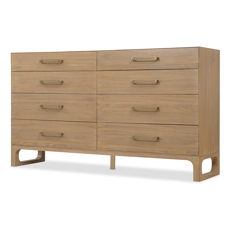 Banyon Bay Eight Drawer Dresser in Natural Wood by Hooker Furnishings